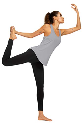 Women\'s Sport Tank Tops Yoga Workout Tops Open Back Running Sports Shirts for Women