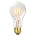 Globe Electric 01325 60W Vintage Edison A19 Quad Loop Incandescent Filament Light Bulb, E26 Base, 245 Lumens, Soft White