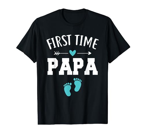 Mens First Time Papa Soon To Be Papa Father's Day T-Shirt