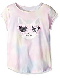 Camiseta estampada de manga corta para niñas The Children's Place