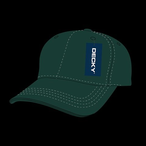 DECKY Low Crown Pro Baseball Cap, Hunter