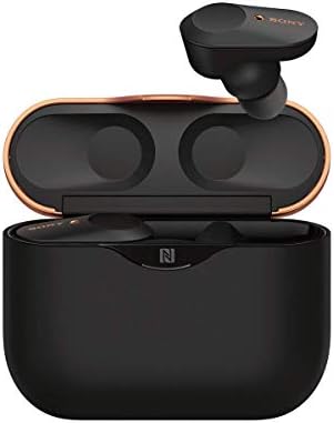 Sony WF-1000XM3 Écouteurs sans fil Bluetooth à Réduction de Bruit True Wireless avec boitier de rechargement compatibles iOS et Android, Noir, avec Amazon Alexa Intégrée