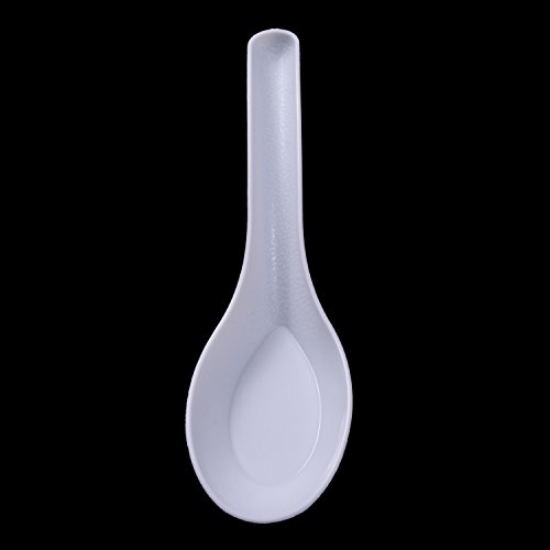 image for Daxwell Medium Weight Polypropylene Disposable Chinese Soup Spoon, Whi
