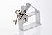 Selizo 60 Pieces Black Split Key Rings for Home Car Keychains