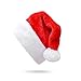 【1 Pcs】SHareconn Personalized Santa Hats for Adults- Add Your Name, Big Xmas Holiday Hat with Velvet and Comfort Liner for Adults Party New Year Christmas Day, Red