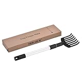 HOLUCK Dog Poop Scoopers Rake - Pet Little Stinker 7 Paws Grass Wire Rake Heavy Duty Poop Scooper rake for Easy Dog Waste Pick up