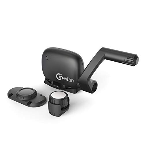 Meilan M4 Bike Tachometer Wireless Bicycle Computer Speed Cadence Bike Sensor Bluetooth4.0 Sports Heart Rate Monitor - Black
