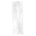 HANGERWORLD 10 Clear 60inch Dry Cleaning Laundry Polythylene Garment Cover Protector Bags 100 Gauge