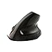 Ergonomic Vertical Mouse Optical USB Wired Mice 1600 DPI 5 Buttons Gaming Mouse for Laptop Computer with 5.58ft Cord (for Small Hands) - Black