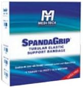 Medi-Tech Spandagrip Tubular Elastic Support Bandage 4" Size F, Natural, For Large Knees, Medium Thighs, Each