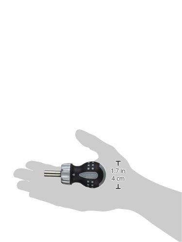 BAHCO 808050S Magnetic Ratcheting Screwdriver Stubby - Thumbnail 2