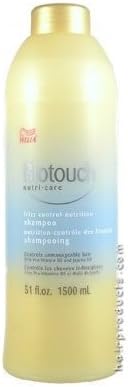 Wella Biotouch Frizz Control Nutrition Shampoo for Unmanageable Hair, 51 oz