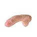 Pipedream King Cock Plus Dual Density Fat Cock Dildo with Balls, Flesh, 10