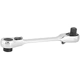 3-in-1 Ratchet Handle – 1/4", 3/8" & 1/2" Drive, 72-Tooth Reversible Wrench, Chrome Vanadium Steel