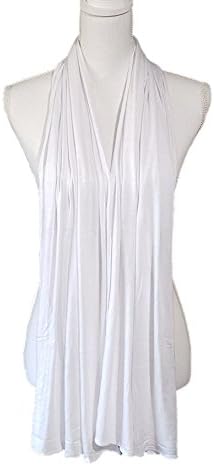 Nice Lady Womens Lightweight Basic Kuwaiti Cotton Jersey Stretch Hijab Scarf