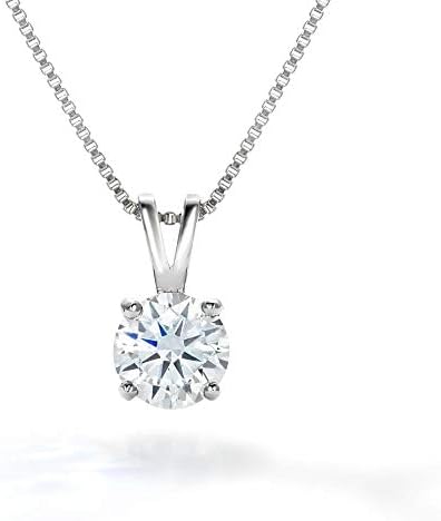 Gift from New York ネックレス レディース 1.25ct プラチナ 加工 一粒ネックレス シルバー925 金属アレルギー対応 女性 プレゼント