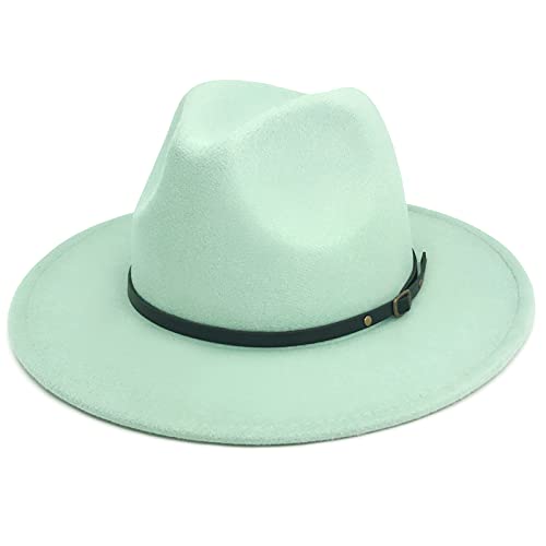 Lisianthus Women Belt Buckle Fedora Hat