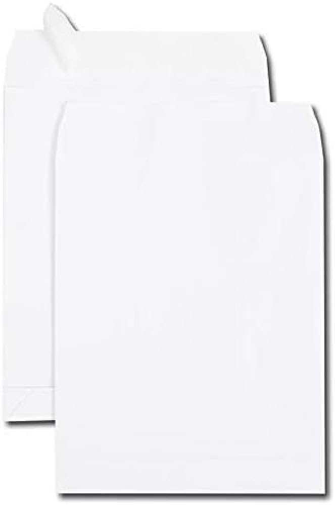 GPV Pack of 50 Kraft Envelopes Self-Adhesive 30 24 Format 260 x 330 mm G White