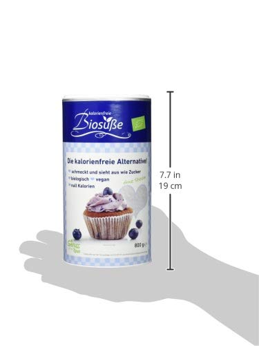 Bio Erythrit 800g kalorienfreie BiosüÃe - kalorienfreier Kristallzuckerersatz, Vegane & zahnfreundliche Zucker Alternative - zuckerfrei 0 kcal, biologisch, glutenfrei – Bild 4