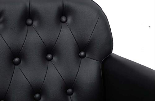 Salon Style Hair Cutting Styling Dyeing with Oil Pump and Foot Rest Hydraulic Barber Chair Styling Salon Work Station Chair