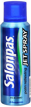 Salonpas Pain Relieving Jet Spray 4 oz (Pack of 3)