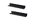 Set of 2 Modern Black Floating Ledge Shelf for Photos, Pictures, Frames Mosslanda 21 3/4