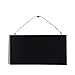 NIKKY HOME Life Is Full Of Choices Remove Your Shoes Or Scrub The Floor Wooden Wall Decorative Sign 9.82 x 0.37 x 5.3 Inches Black