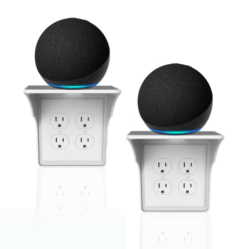 Storage Theory Power Perch Double Wall Outlet Shelf
