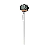 InstaTrack TR001 Pivoting Display Kitchen and Meat Thermometer, One, White