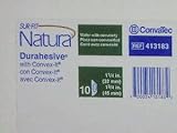 Convatec 413183 SUR-FIT Natura with CONVEX-IT Technology Two-Piece Pre-Cut, Durahesive Skin Barrier with tape collar, White, 45mm (1 3/4