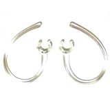 BLUETOOTH FIXER TM 12 pc Ear Hook Loop Clip Replacement. Bluetooth Repair Parts (6-blk, 6-clr)