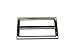 Generic Metal Silvery Rectangle Buckle with Fixed Bar 1.5