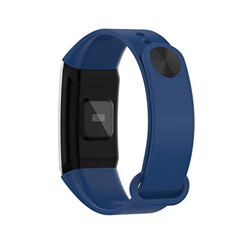 Nesee Fitness Tracker, Fitness Watch Heart Rate Monitor Activity Tracker,Color Screen Dual-Color Bands IP67 Waterproof,with Step Counter Sleep Monitor 14 Sports Tracking for Women Men Kid (Blue)