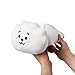 BT21 Official Merchandise by Line Friends - RJ Mini Cushion Stuffed Pillow, White