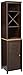 Sauder Peppercorn Linen Tower, Cinnamon Cherry finish