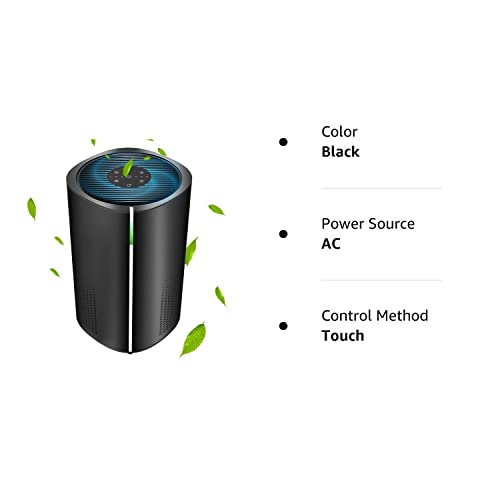 Air Purifiers for Home Large Room - Air Choice Air Purifier, H13 True HEPA Filter & PM2.5 Monitor, Air Purifiers for Bedroom with 5 Adjustable Modes, Clean 99.97%Dust, Smoke, and Odor Eliminator