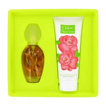 NARCISSE by Chloe - Gift Set -- 3.4 oz Eau De Toilette Spray + 6.8 oz Body Lotion by Chloe