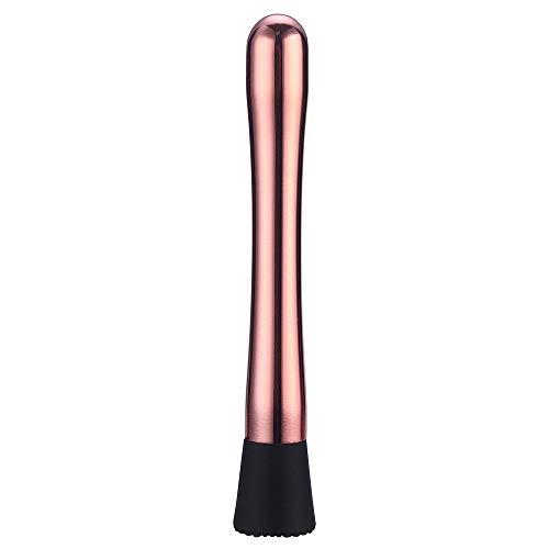 YFS Professional Stainless Steel Cocktail Muddler, Durable Copper Bar