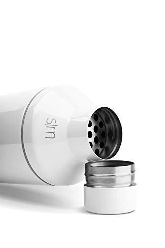 Simple Modern Cocktail Shaker Geschenkset mit Jigger Deckel | Isolierter Boston Martini Mixer Edelstahl… – Bild 4