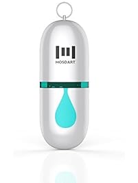 mosDART Unique 16GB USB 2.0 Flash Drive Thumb Drive Jump Drive Zip Drive Pen Drive with Led Indicator,Silvery with Tiffany Blue