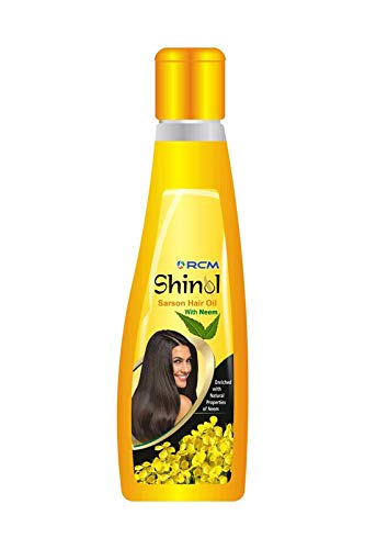 RCM Shinol Sarson Natural Organic Hair Oil - 150ml (Pack of 4)