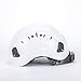 Uninova Safety Hard Hat - Adjustable ABS Climbing Helmet - 6-Point Suspension, Perfect for Riding, Climbing and Construction (White)