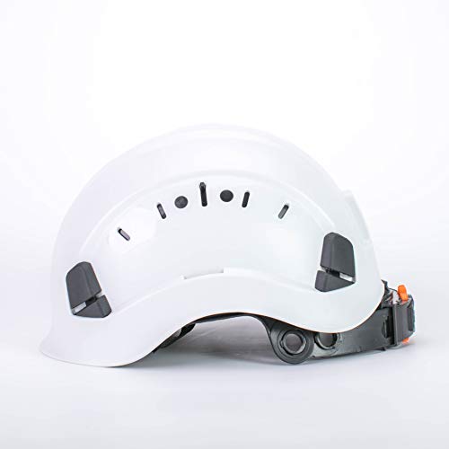 Uninova Safety Hard Hat - Adjustable ABS Climbing Helmet - 6-Point Suspension, Perfect for Riding, Climbing and Construction (White) - Thumbnail 3