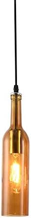 Bottles Ceiling Hanging Lights Pendant Light Dining Room Lighting Counters Pendulum Lamps Colorful Wine Bar Coffe Loft Creative Hanging Ceiling Light (Color : E)