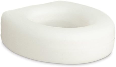 AquaSense Portable Raised Toilet Seat, White, 4 Inches 3-Pack