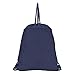 DALIX Sock Pack Drawstring Backpack Bag Sack in Navy Blue