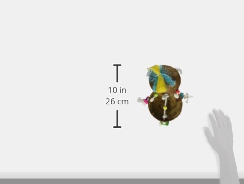 Prevue Pet Products Tropical Teasers Tiki Hut Bird Toy, Multicolor