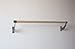 Ballet Barre Brackets for Wall Mount Wood Dowel (1 1/2 inch Diameter Collar)