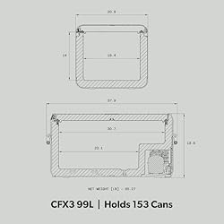Dometic CFX3 100-Liter Portable Refrigerator and