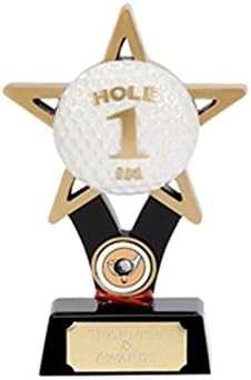 180mm Hole In One Golf Star Trophy,FREE Engraving upto 60 characters A1064 (cl)